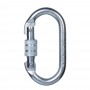 Alloy Steel Nut-Lock Oval Climbing Carabiner