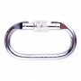 Alloy Steel Nut-Lock Oval Climbing Carabiner
