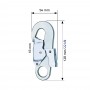 Alloy Steel Double Action Auto-Lock Snap Hook