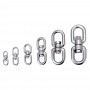 Stainless Steel Eye to Eye Swivel Rings