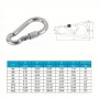 Steel Nut-Lock Snap Hook Carabiner