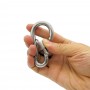 Steel Nut-Lock Snap Hook Carabiner