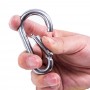 Steel Safety-Lock Snap Hook Carabiner