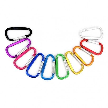 Aluminum Alloy Spring-Lock Keychain Carabiner