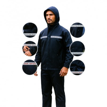 M.M. TEX Waterproof Raincoat Set