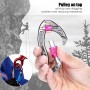 Aluminum Alloy Nut-Lock Climbing Carabiner with Pulley