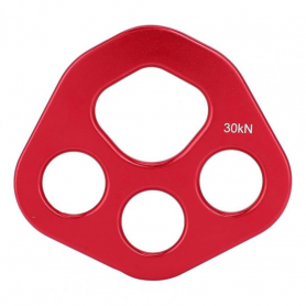 Aluminum Rigging Plate 30kN 4-Hole Paw Hub