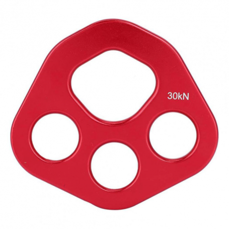 Aluminum Rigging Plate 30kN 4-Hole Paw Hub