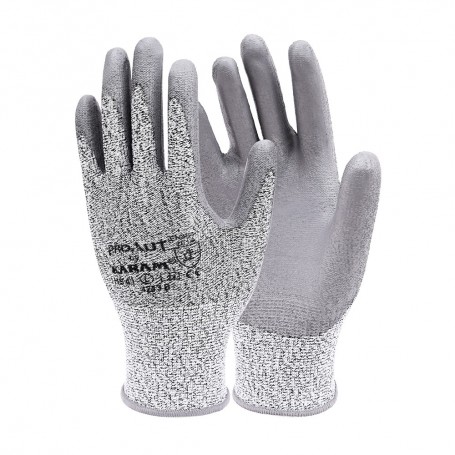 KARAM Cut-Resistant Rubber-Coated Safety Gloves