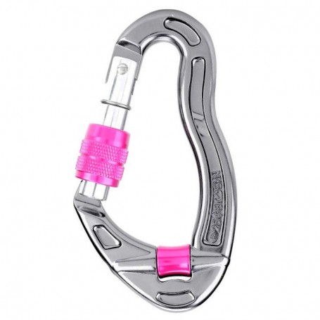 Aluminum Alloy Nut-Lock Climbing Carabiner with Pulley